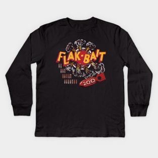 Flak-Bait Nose Art Kids Long Sleeve T-Shirt